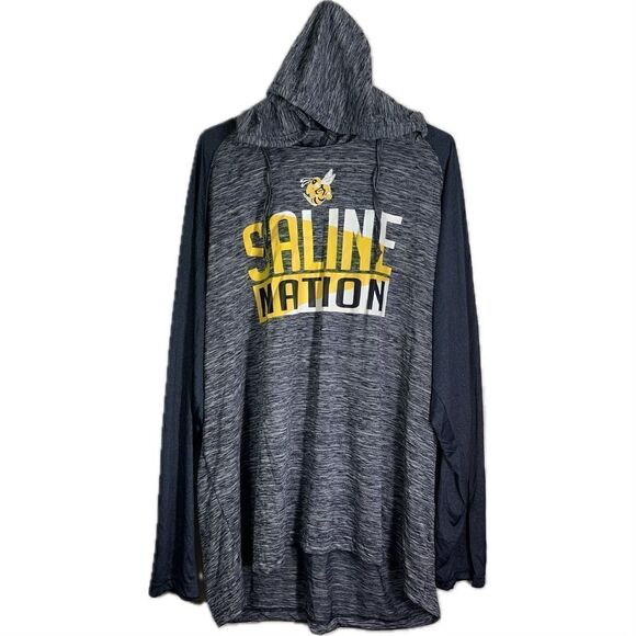 Men’s size 2X pull over long sleeve, thin Hoody with logo graphic - Picture 1 of 6